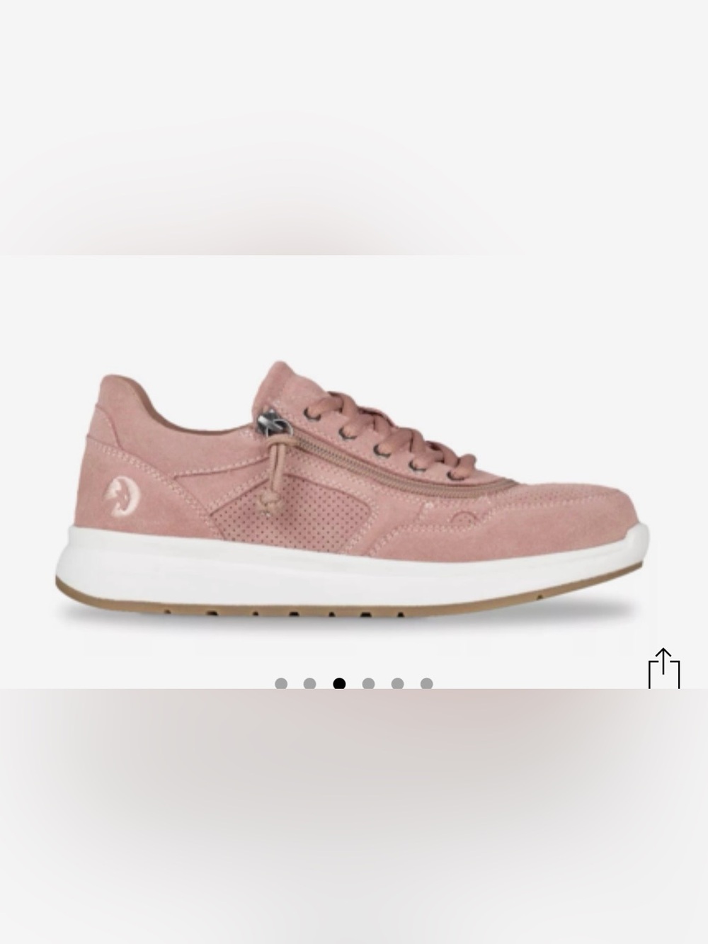 Billy Footwear comfort jogger sneaker women’s 7.5 NEW NWT pink suede